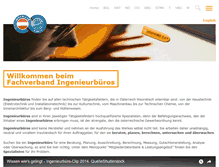 Tablet Screenshot of ingenieurbueros.at